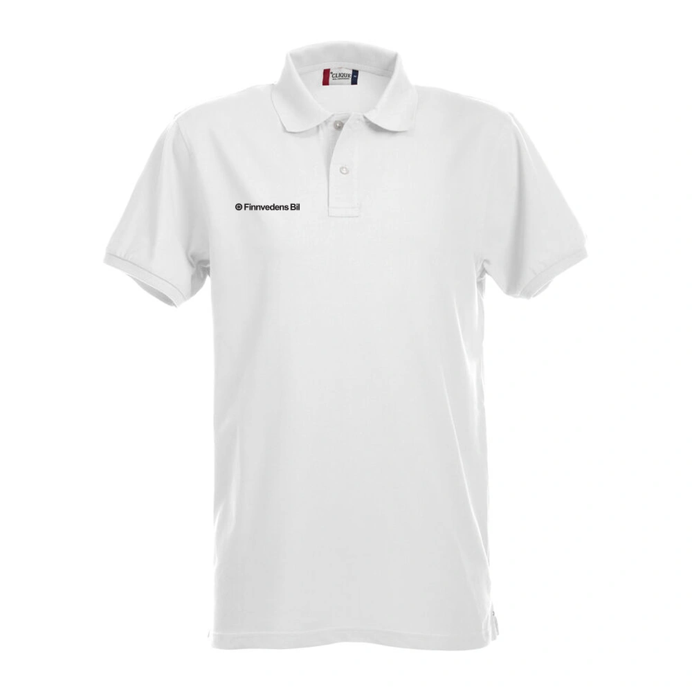 Stretch Premium Polo Herr Vit