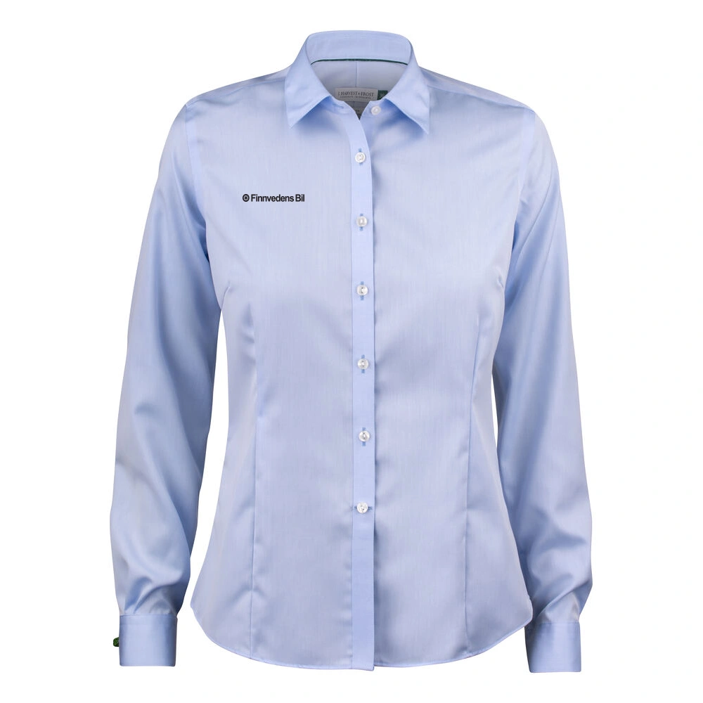 J.H&F Green Bow 01 Woman shirt Sky blue